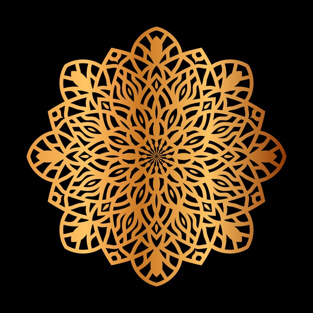 Diseño de mandala de lujo Arabexque