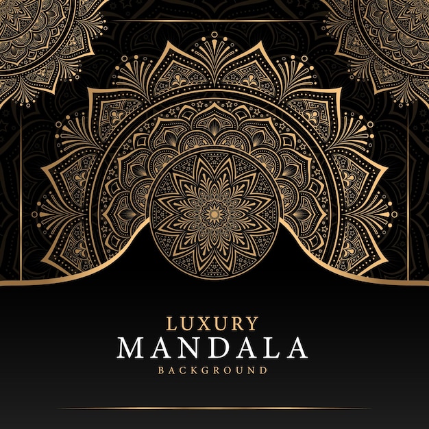 Diseño de mandala de lujo