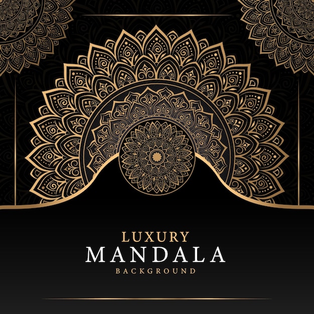 Diseño de mandala de lujo