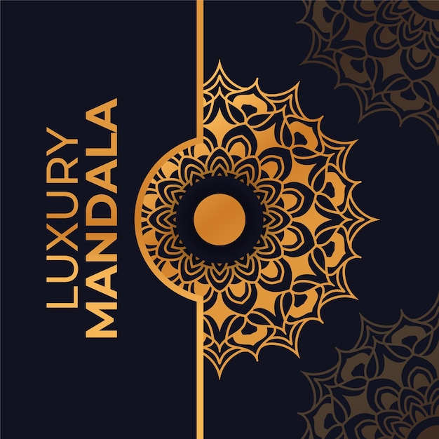 Diseño de Mandala de lujo