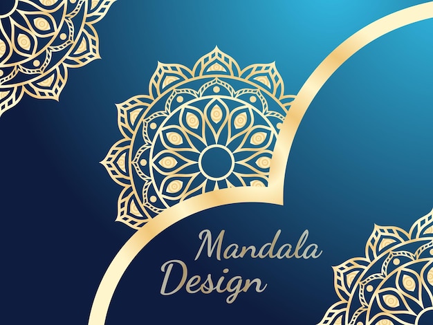 Diseño de mandala de lujo