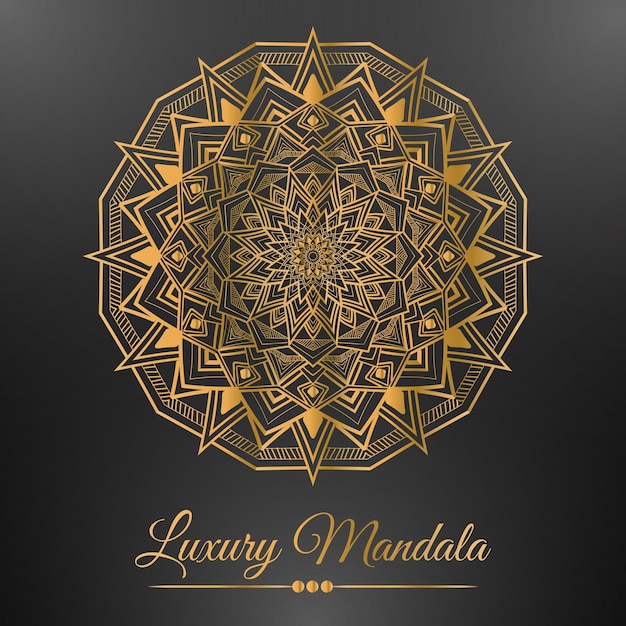 Diseño de mandala de lujo