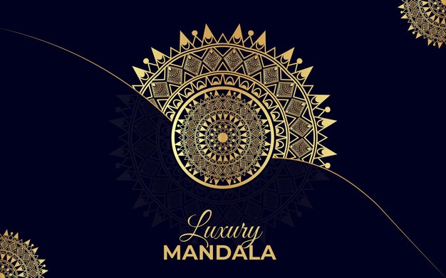 Diseño de mandala de lujo
