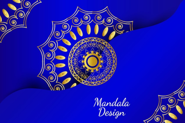 Diseño de mandala de lujo