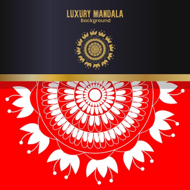 Diseño de mandala de lujo