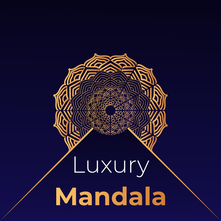 Diseño de mandala de lujo