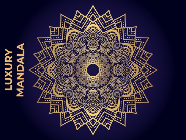 diseño de mandala de lujo