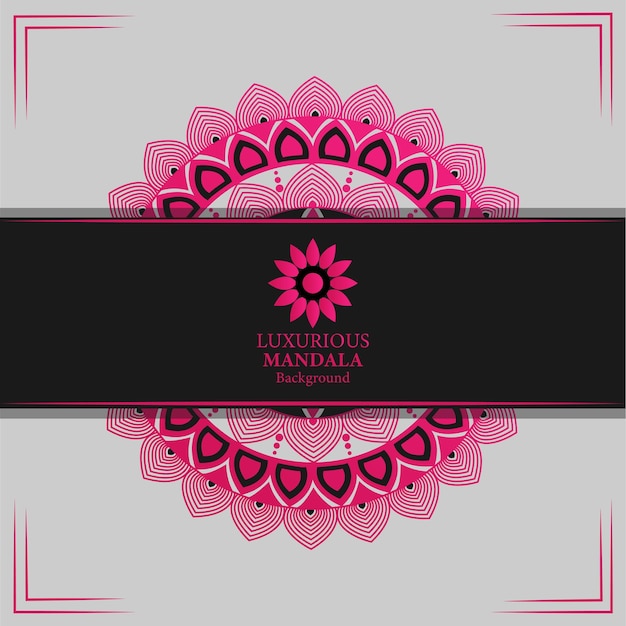 Diseño de mandala de lujo