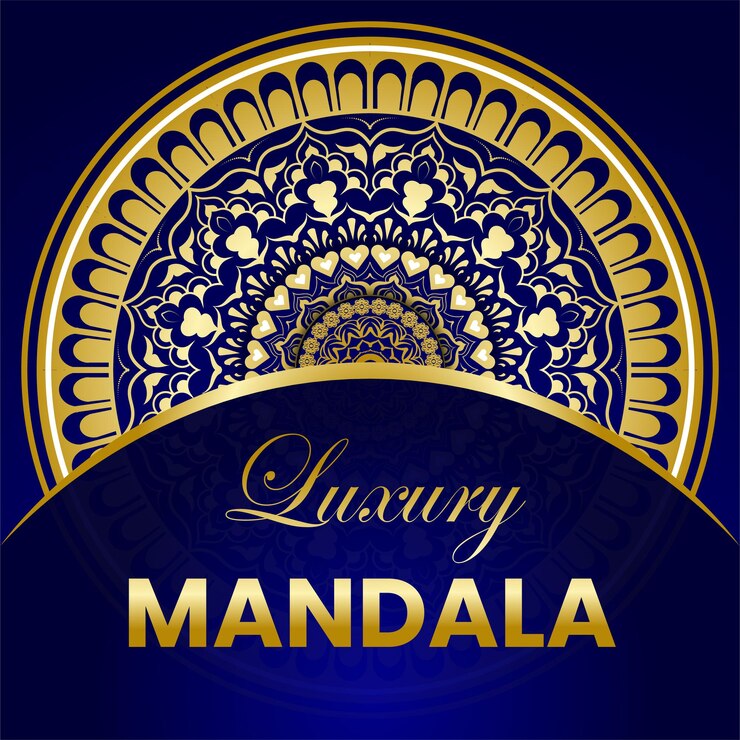 Diseño de mandala de lujo