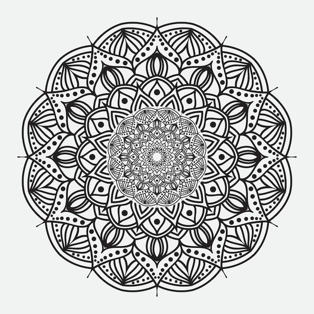 Diseño de mandala de lujo