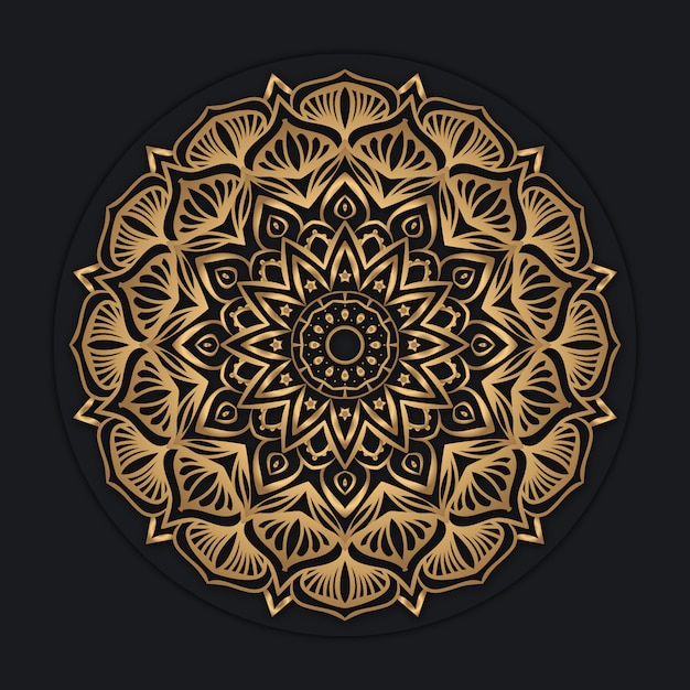 Diseño de mandala de lujo
