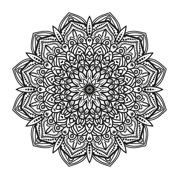 Diseño de mandala de lujo