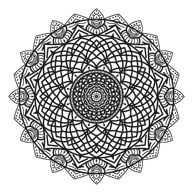 Diseño de mandala de lujo