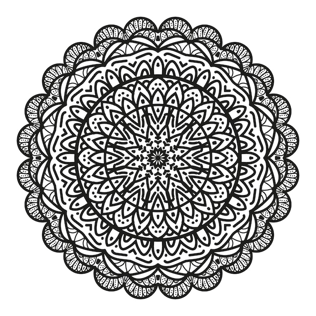 Diseño de mandala de lujo