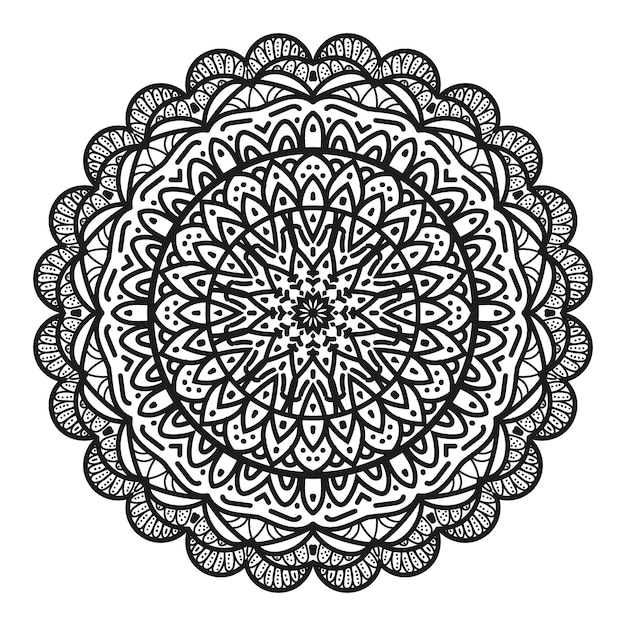 Diseño de mandala de lujo