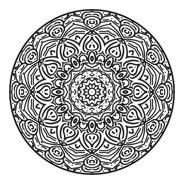 Diseño de mandala de lujo