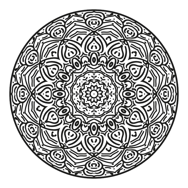 Diseño de mandala de lujo