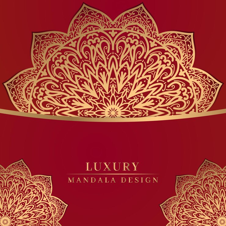 Diseño de mandala de lujo