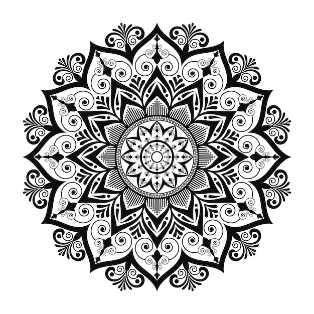 Diseño de mandala de lujo