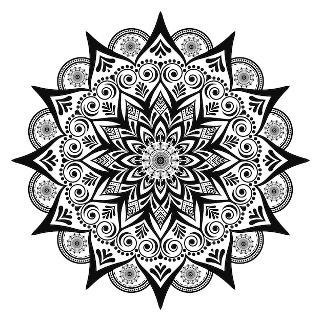 Diseño de mandala de lujo