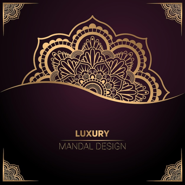 Diseño de mandala de lujo