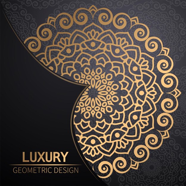 Diseño de mandala de lujo