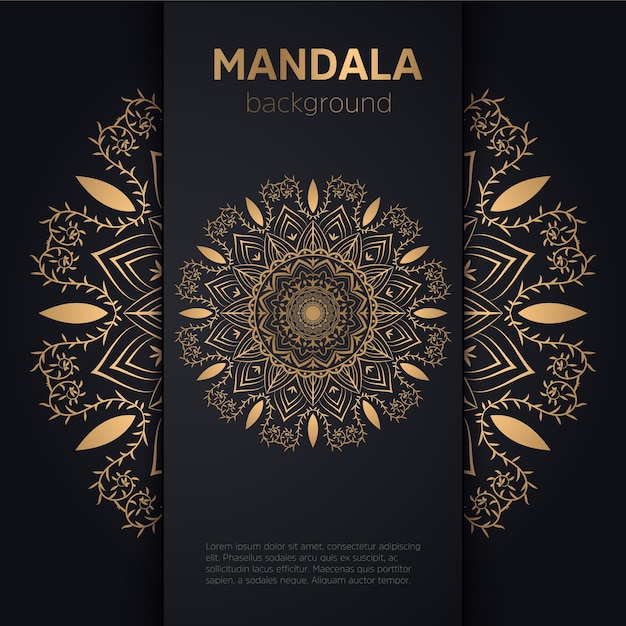 Diseño de mandala de lujo