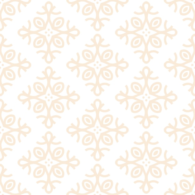 Diseño de mandala ornamental de lujo de patrones sin fisuras en color dorado