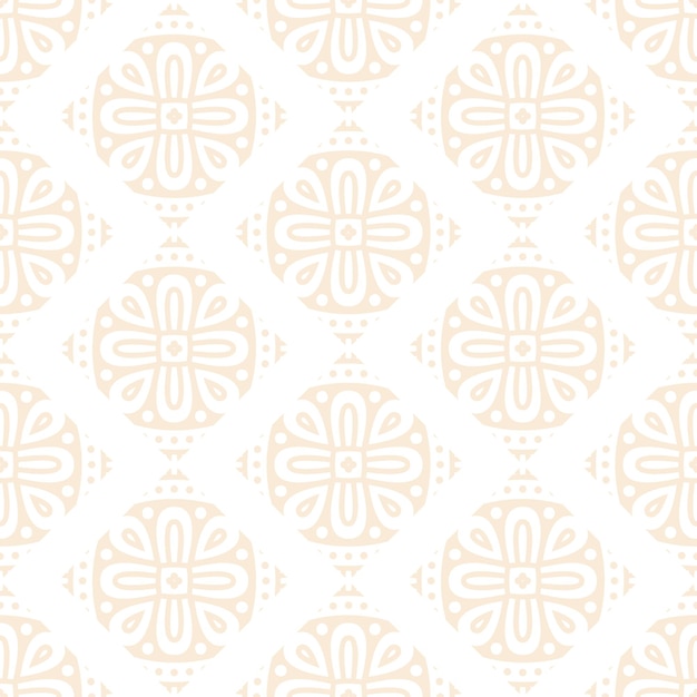 Diseño de mandala ornamental de lujo de patrones sin fisuras en color dorado