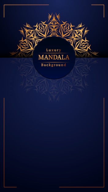 Diseño de mandala ornamental de lujo