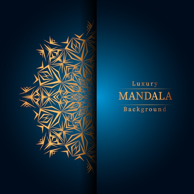 Diseño de mandala ornamental de lujo