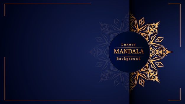 Diseño de mandala ornamental de lujo