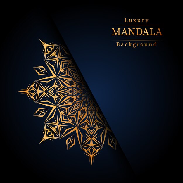 Diseño de mandala ornamental de lujo