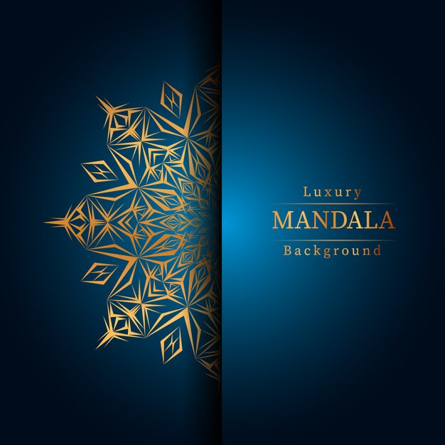 Diseño de mandala ornamental de lujo