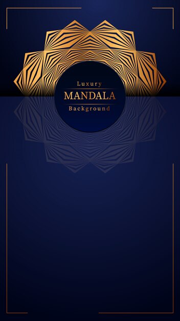 Diseño de mandala ornamental de lujo