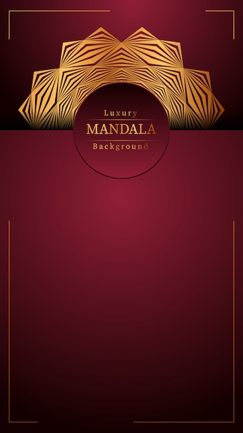 Diseño de mandala ornamental de lujo