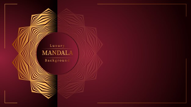 Diseño de mandala ornamental de lujo