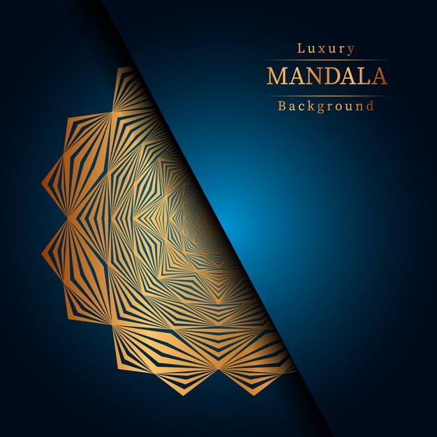 Diseño de mandala ornamental de lujo