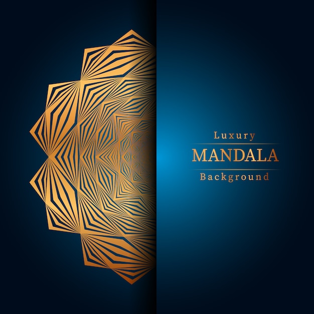 Diseño de mandala ornamental de lujo