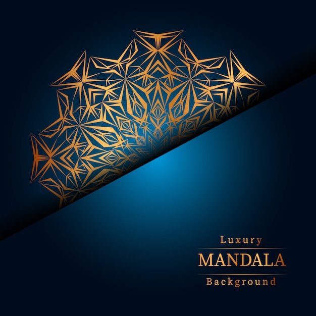 Diseño de mandala ornamental de lujo