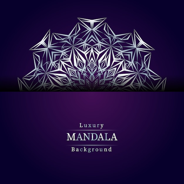 Diseño de mandala ornamental de lujo