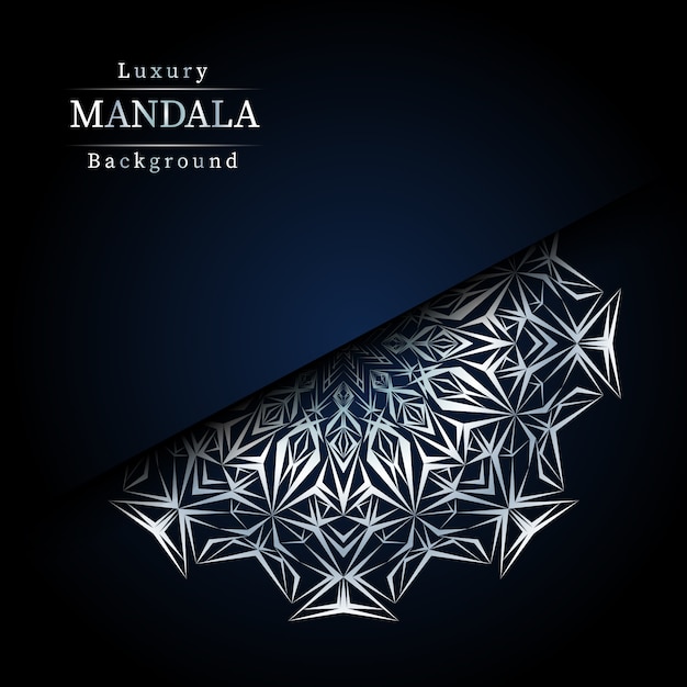 Diseño de mandala ornamental de lujo