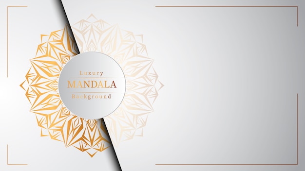 Diseño de mandala ornamental de lujo