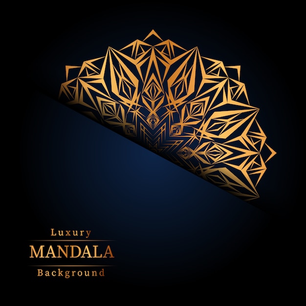 Diseño de mandala ornamental de lujo