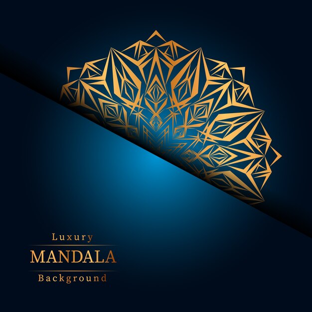 Diseño de mandala ornamental de lujo