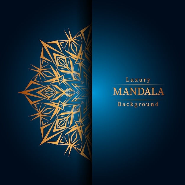 Diseño de mandala ornamental de lujo