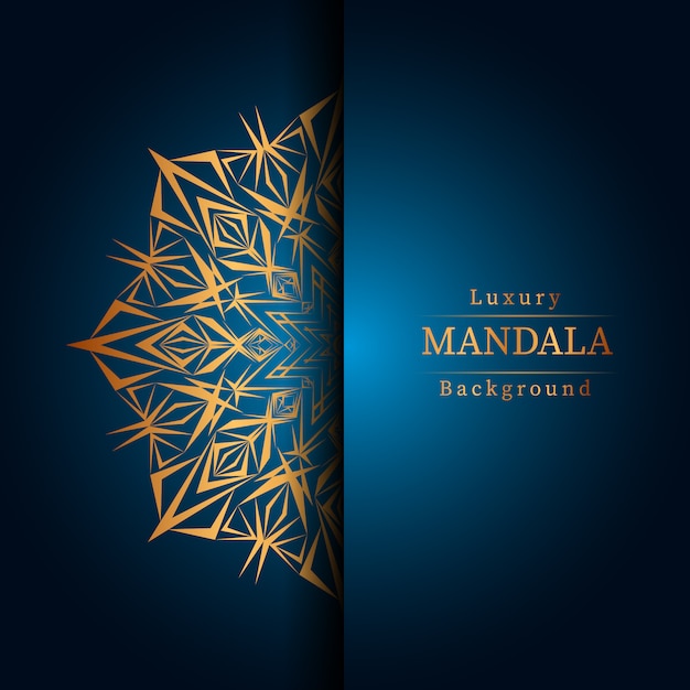 Diseño de mandala ornamental de lujo