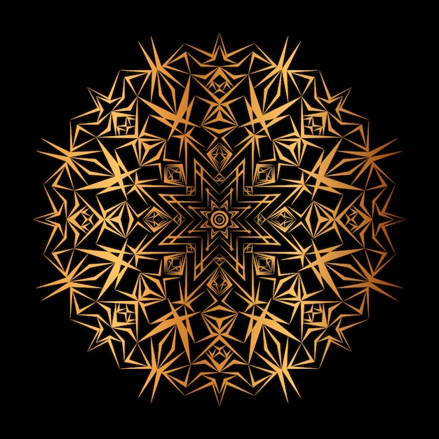 Diseño de mandala ornamental de lujo