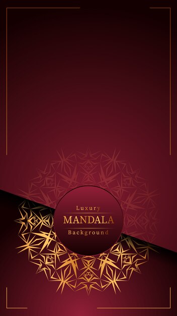 Diseño de mandala ornamental de lujo