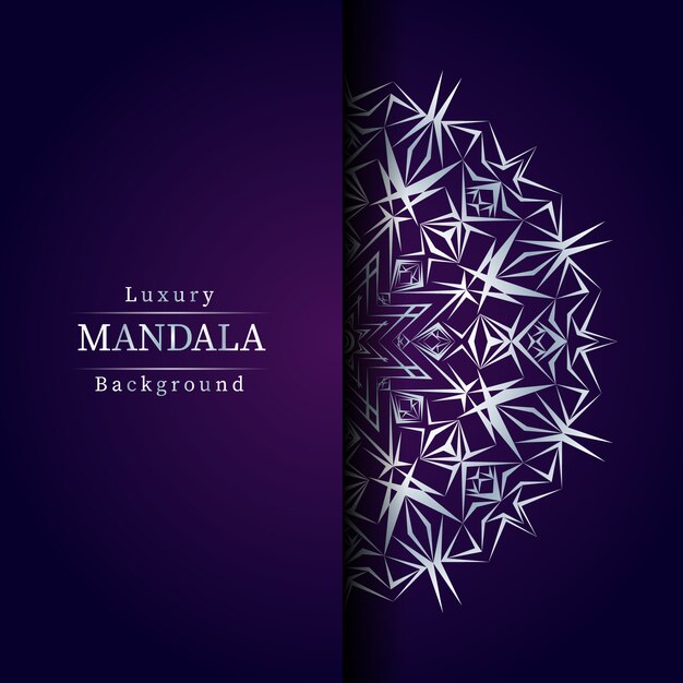 Diseño de mandala ornamental de lujo